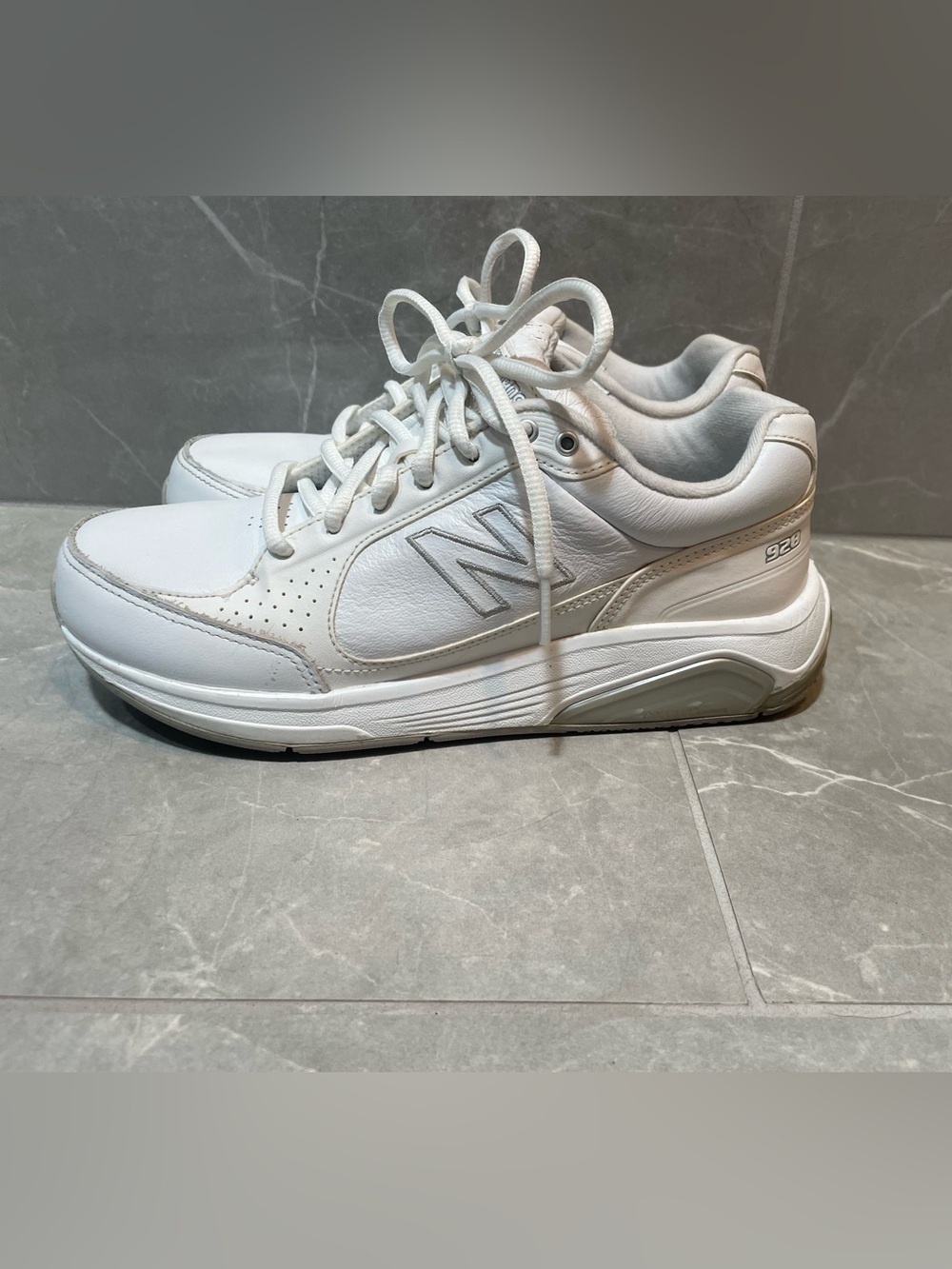 New Balance 928 Women's White Sneakers - Picture 5 of 10